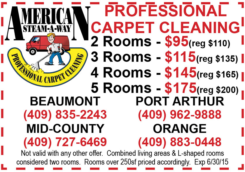 Carpet cleaning discount coupons
